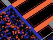 Vodopád Trampolína vedle pěny bazén